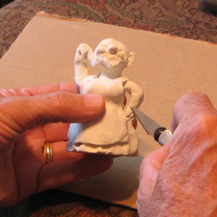 Fig. 3. Troll woman formed and shaped